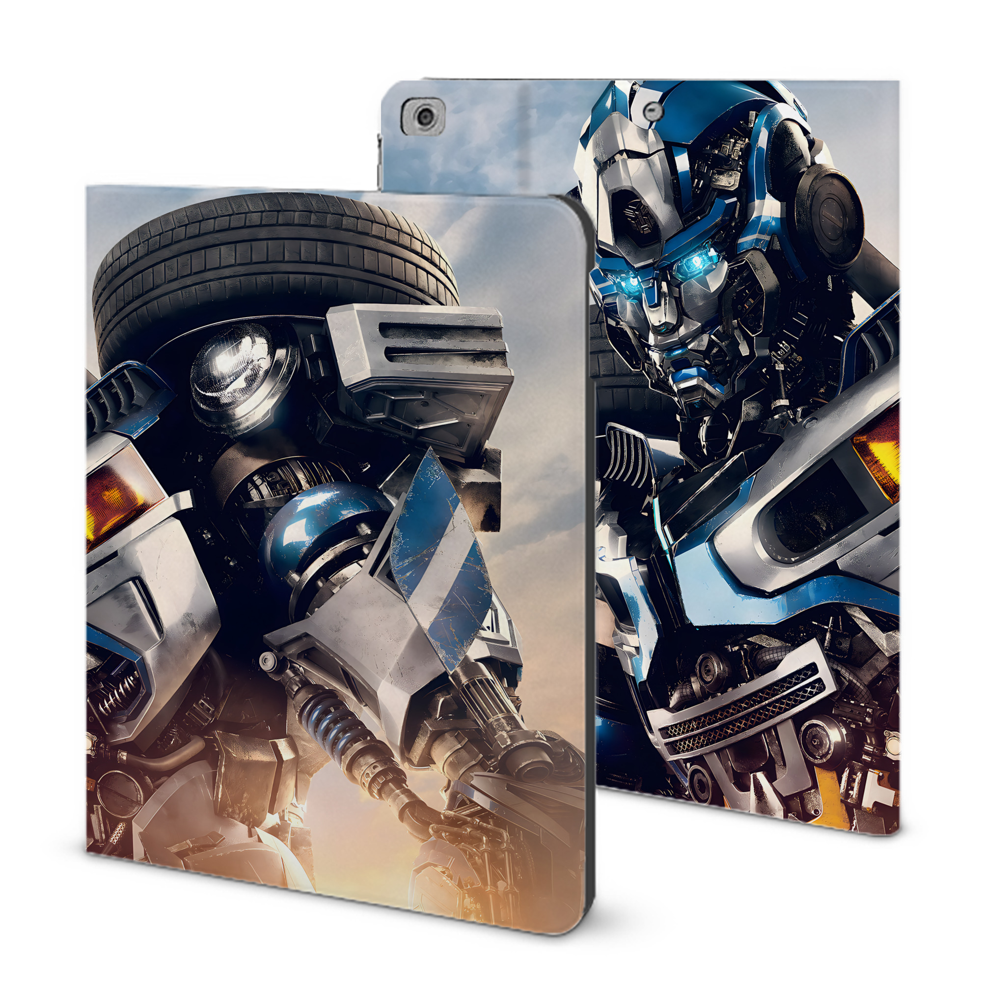 （画像用） Transformers トランスフォーマー IPad ケース ブック型 PUレザー TPU 耐衝撃 軽量 薄型 ペン収納なし 全面保護 IPad 各モデル対応